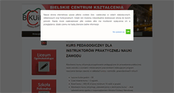Desktop Screenshot of bckuipbielsko.pl