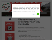 Tablet Screenshot of bckuipbielsko.pl